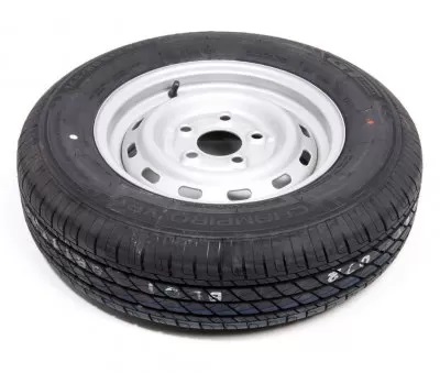 Sommardäck 185R14C 5-bult på plåtfälg